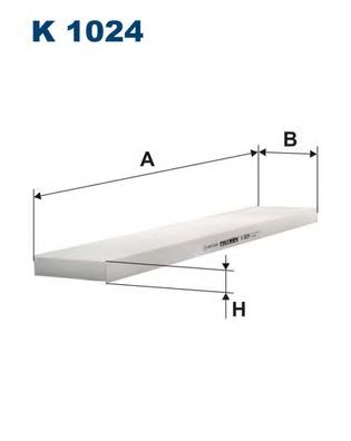 FILTRON k1024 -  Фильтр воздуха в салоне