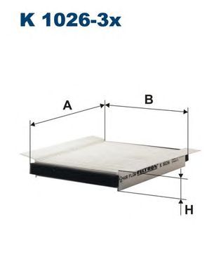 FILTRON k10263x -  Фильтр воздуха в салоне