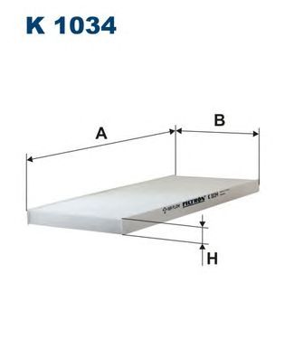 FILTRON k1034 -  Фильтр воздуха в салоне