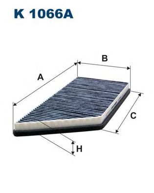 FILTRON k1066a -  Фильтр воздуха в салоне