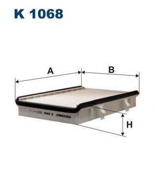 FILTRON k1068 -  Фильтр воздуха в салоне