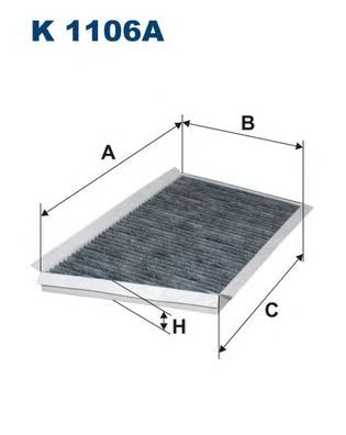 FILTRON k1106a -  Фильтр воздуха в салоне