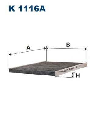 FILTRON k1116a -  Фильтр воздуха в салоне