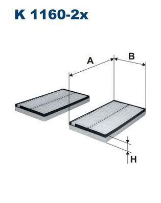 FILTRON k11602x -  Фильтр воздуха в салоне