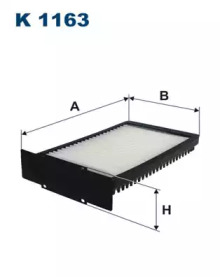 FILTRON k1163 -  Фильтр воздуха в салоне