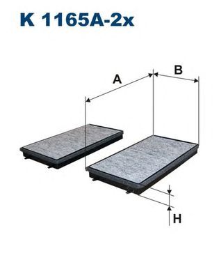 FILTRON k1165a2x -  Фильтр воздуха в салоне