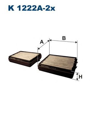 FILTRON k1222a2x -  Фильтр воздуха в салоне