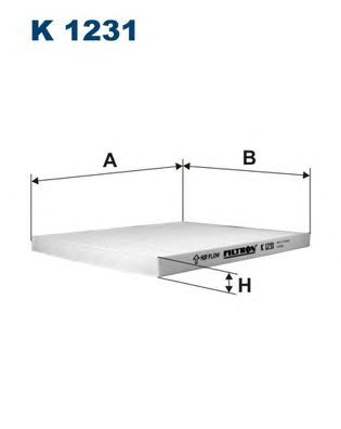 FILTRON k1231 -  Фильтр воздуха в салоне