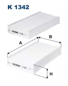 FILTRON k13422x -  Фильтр воздуха в салоне