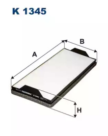 FILTRON k1345 -  Фильтр воздуха в салоне