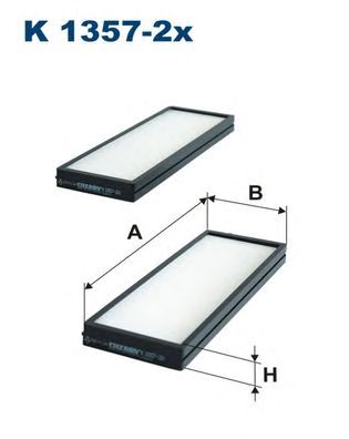 FILTRON k13572x -  Фильтр воздуха в салоне