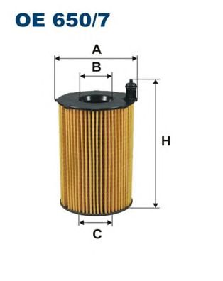 FILTRON oe6507 -  Фильтр масляный