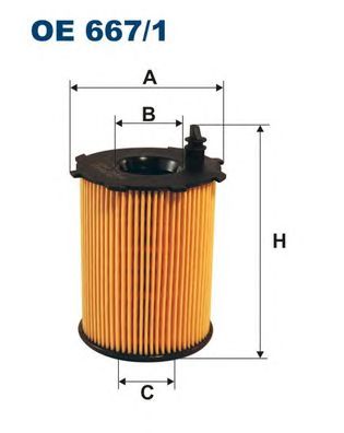 FILTRON oe6671 -  Масляный фильтр