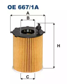 FILTRON oe6671a -  Масляный фильтр