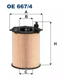FILTRON oe6674 -  Масляный фильтр