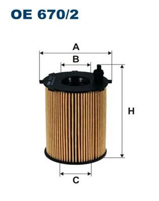 FILTRON oe6702 -  Масляный фильтр