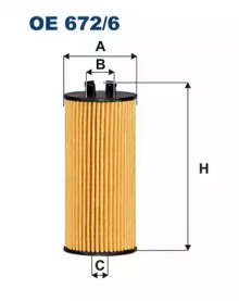 FILTRON oe6726 -  Фильтр масляный