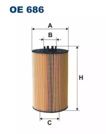 FILTRON oe686 -  Масляный фильтр