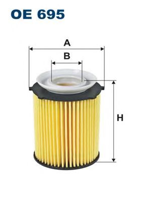 FILTRON oe695 -  Фильтр масляный двигателя