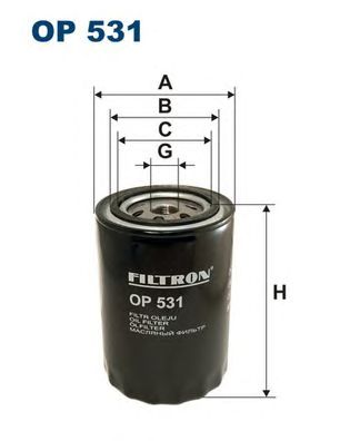 FILTRON op531 -  Масляный фильтр