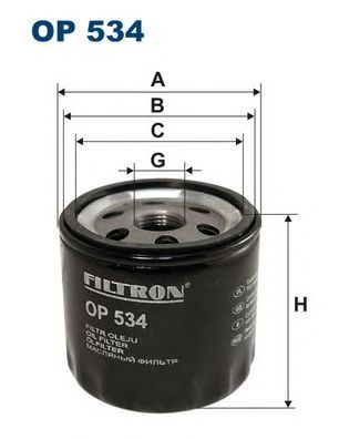 FILTRON op534 -  Масляный фильтр