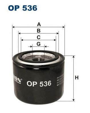 FILTRON op536 -  Масляный фильтр