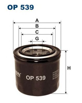 FILTRON op539 -  Масляный фильтр