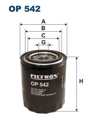 FILTRON op542 -  Масляный фильтр
