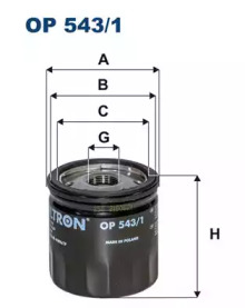FILTRON op5431 -  Фильтр масляный двигателя