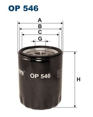 FILTRON op546 -  Масляный фильтр