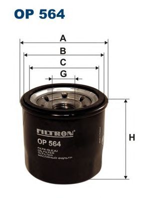 FILTRON op564 -  Масляный фильтр