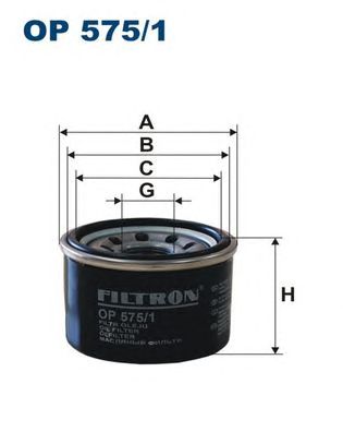 FILTRON op5751 -  Масляный фильтр
