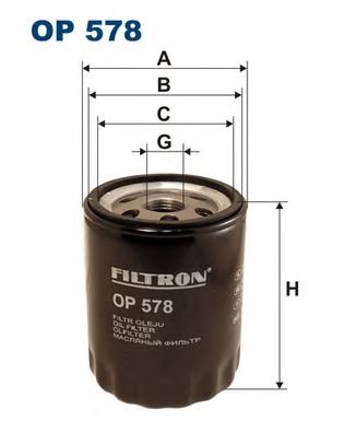 FILTRON op578 -  Масляный фильтр