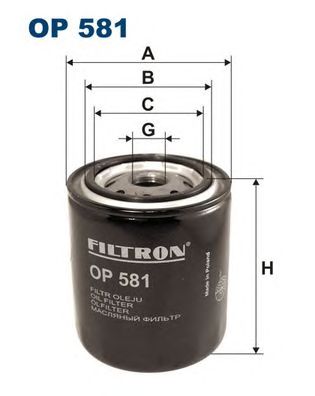 FILTRON op581 -  Масляный фильтр