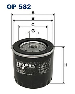 FILTRON op582 -  Масляный фильтр