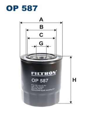 FILTRON op587 -  Масляный фильтр