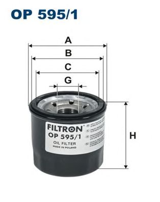 FILTRON op5951 -  Фильтр масляный двигателя