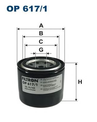 FILTRON op6171 -  Фильтр масляный двигателя