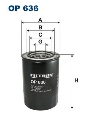 FILTRON op636 -  Масляный фильтр