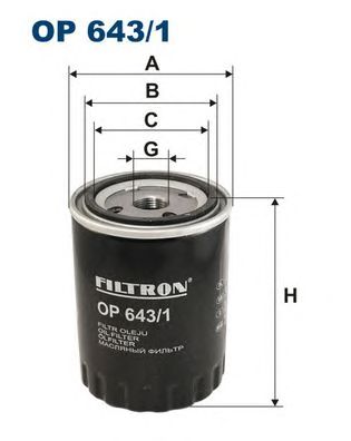 FILTRON op6431 -  Масляный фильтр