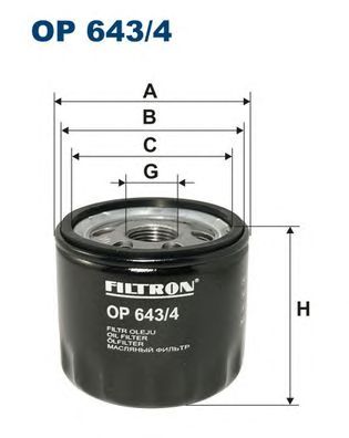 FILTRON op6434 -  Масляный фильтр