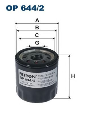 FILTRON op6442 -  Фильтр масляный двигателя