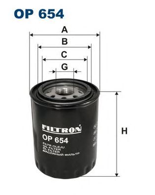 FILTRON op654 -  Масляный фильтр