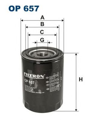 FILTRON op657 -  Масляный фильтр
