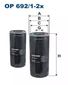 FILTRON op69212x -  Масляный фильтр