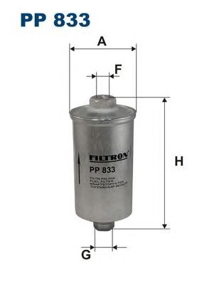 FILTRON pp833 -  Топливный фильтр
