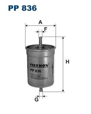 FILTRON pp836 -  Топливный фильтр