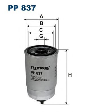 FILTRON pp837 -  Топливный фильтр