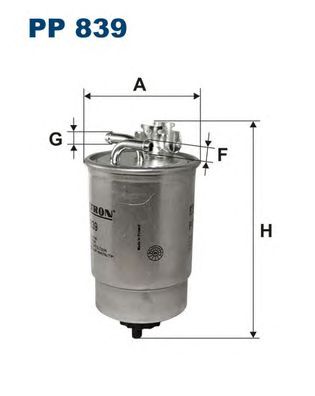 FILTRON pp839 -  Топливный фильтр