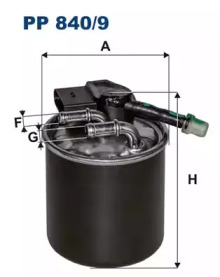 FILTRON pp8409 -  Фильтр топливный